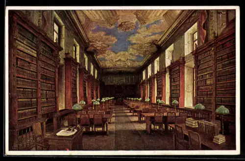 AK Wien, Nationalbibliothek, Druckschirftenlesesaal