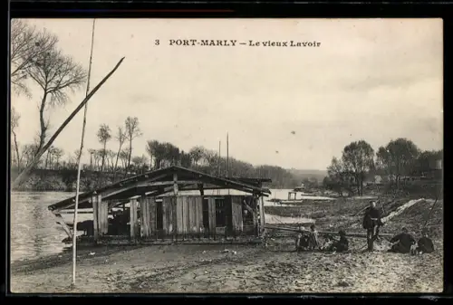 AK Port-Marly, Le vieux Lavoir