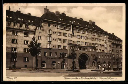 AK Wien, Gemeindebau Fuchsenfeldhof-Längenfeldgasse