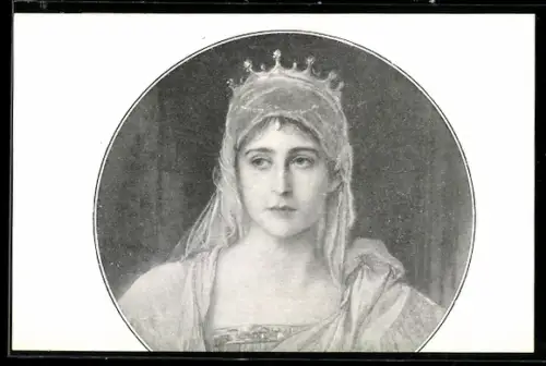 AK Porträt Grossfürstin Sergius von Russland