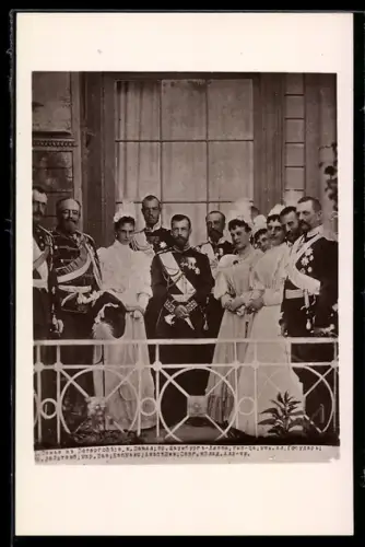 AK Nikolaus II. von Russland als junger Regent