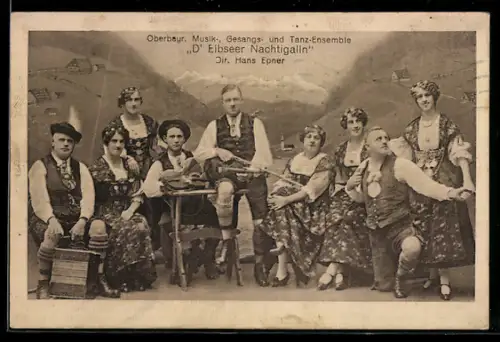 AK Oberbayr. Ensemble D` Elbseer Nachtigalln, Dir. Hans Epner