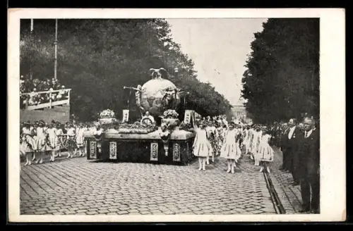 AK Wien, X. Sängerbundesfest 1928, Festzug