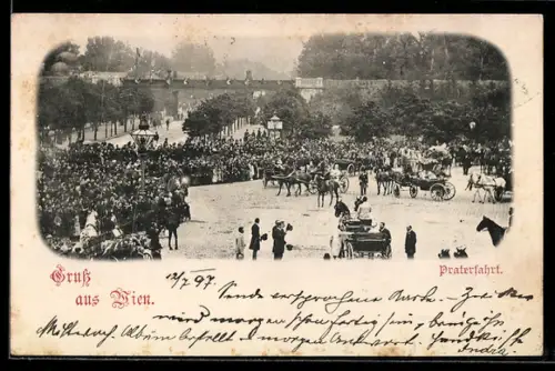 AK Wien, Wiener Prater, Praterfahrt