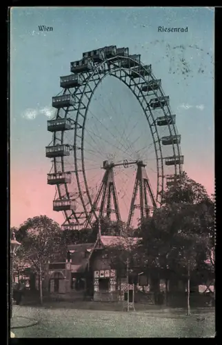 AK Wien, Riesenrad im Prater