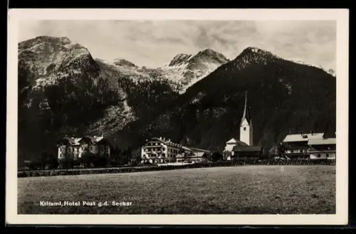 AK Krimml, Hotel Post g. d. Seckar