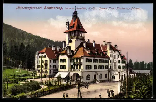 AK Semmering /N.-Ö., Grand Hotel Erzherzog Johann