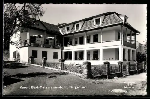 AK Bad Tatzmannsdorf /Burgenland, Kurhotel