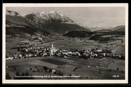 AK Gröbming /Obersteiermark, Gesamtansicht mit Grimming