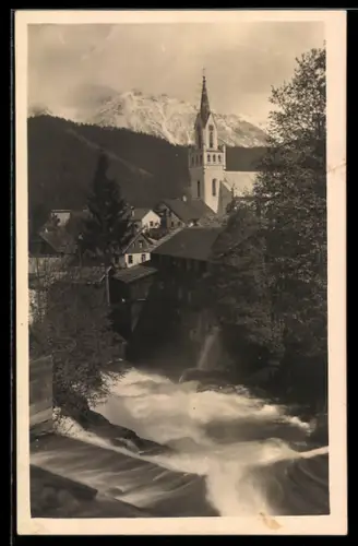 AK Schladming, Talherberge Schladming mit Kirche