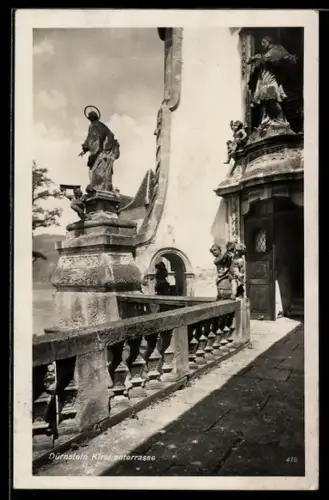 AK Dürnstein, Kirchenterrasse