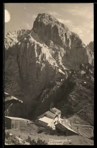 AK Stripsenjoch, Ortspartie mit Totenkirchl