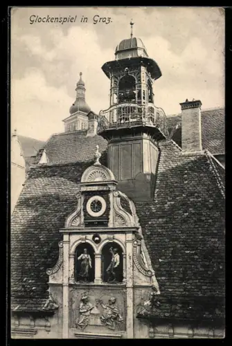 AK Graz, Ansicht des Glockenspiels