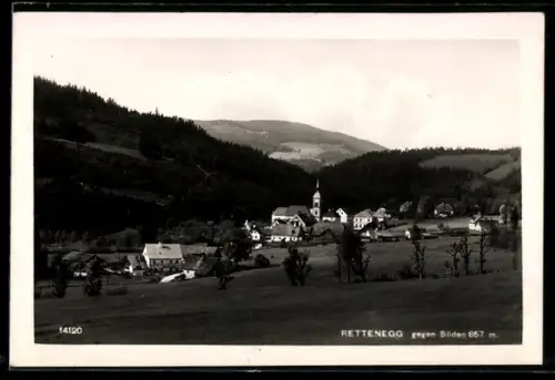 AK Rettenegg, Teilansicht gegen Süden