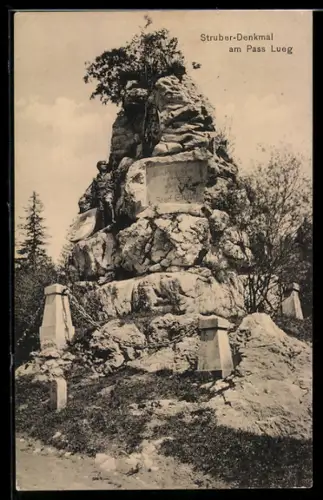 AK Pass Lueg, Struber-Denkmal