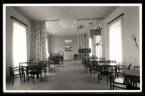 AK Judendorf-Strassengel, Versicherungsanstalt der österreichischen Eisenbahnen, Erholungs- & Genesungsheim, Innenansicht