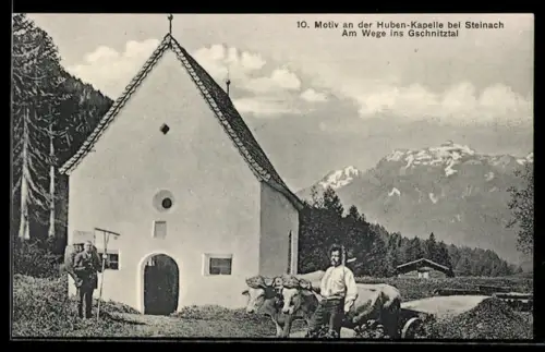 AK Steinach, Huben-Kapelle am Wege ins Gschnitztal