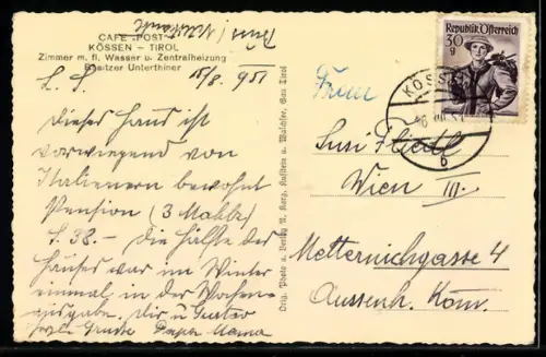 AK Kössen, Café Post