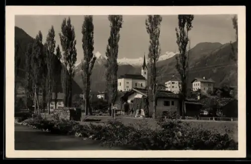 AK Kaprun, Kirche mit Kitzsteinhorn