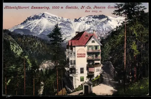 AK Semmering /N.-Oe., Pension Sonnhof