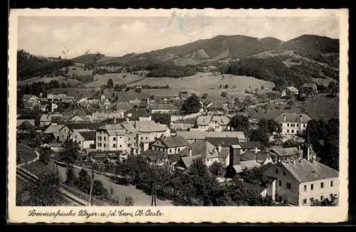 AK Weyer a. d. Enns, Teilansicht mit Kapelle