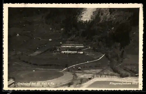 AK St. Veit i. Pg., Grafenhof, Fliegeraufnahme
