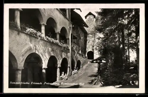 AK Friesach, Hotel Romanischer Hof am Pettersberg