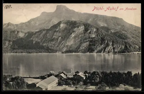 AK Innerschwand, Pichl-Auhof am Mondsee, Uferpartie