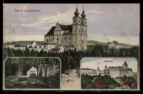 AK Maria Dreieichen, Kirche, Bründl, Rosenburg