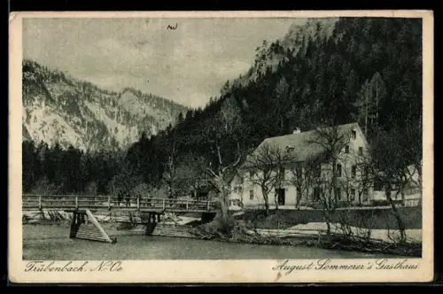 AK Gaming /N.-Oe., Trübenbach, August Sommerer`s Gasthaus
