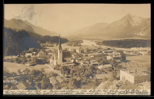 AK Brixlegg, Teilansicht mit Kirche