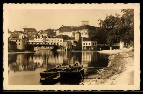 AK Steyr, Uferpartie mit Schloss