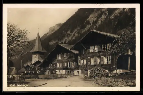 AK Meiringen, Häuser in Nähe zur Kirche