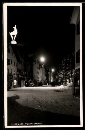 AK Kitzbühel, Strassenpartie bei Nacht
