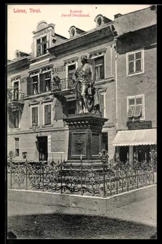 AK Lienz /Tirol, Kaiser Josef-Denkmal