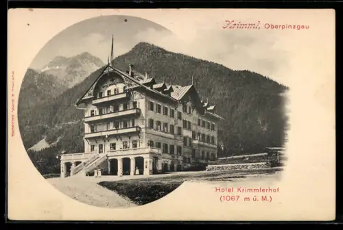 AK Krimml /Oberpinzgau, Hotel Krimmlerhof