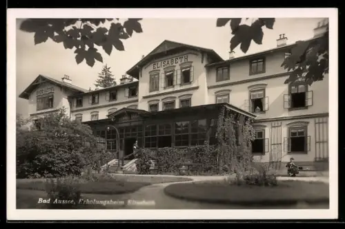 AK Bad Aussee, Erhlungsheim Elisabeth, mit Eingang