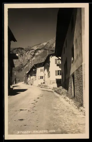 AK Stuben /Arlberg, Strassenpartie