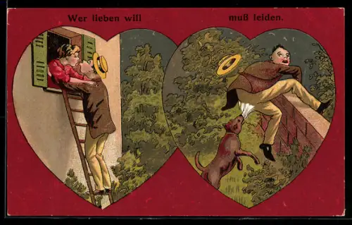 AK Mann muss nach einer Affäre flüchten, Fensterln