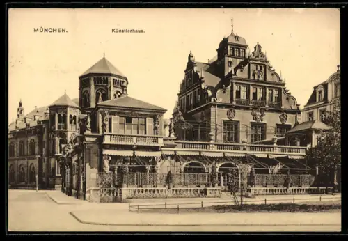 AK München, Synagoge am Künstlerhaus