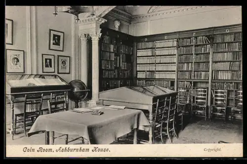 AK London, Ashburnham House, Coin Room