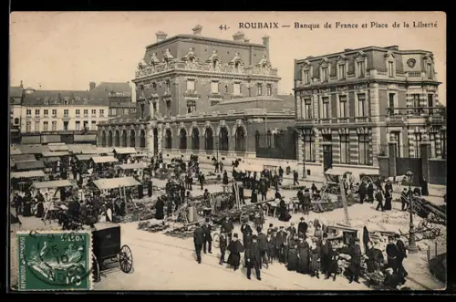 AK Roubaix, Banque de France et Place de la Liberté
