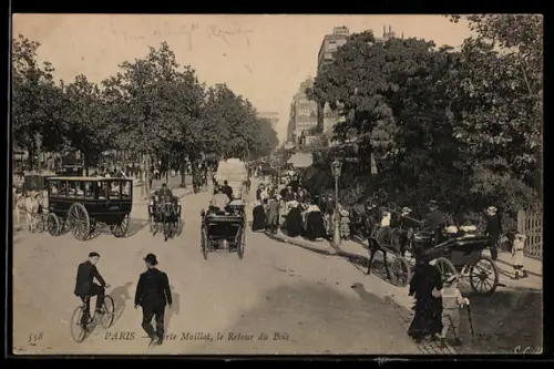 AK Paris, Porte Maillot, le Retour du Bois