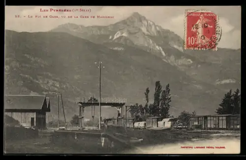AK Marignac, Le Pic de Gar, vu de la Gare de Marignac