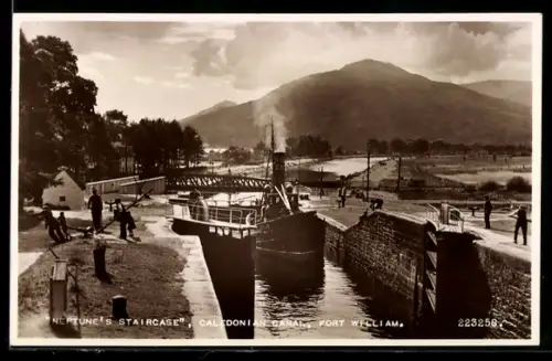 AK Fort William, Neptunes Staircase, Caledonian Canal
