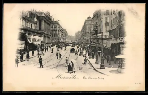 AK Marseille, La Cannebière