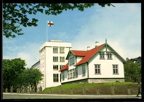 AK Tórshavn, House of Logting, Telephone exchange in background