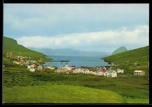 AK Miðvágur /Faroe Islands, Miðvágur village on Vágoy