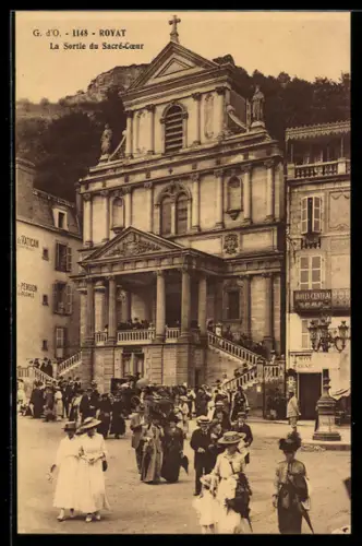 AK Royat, La Sortie du Sacré-Coeur