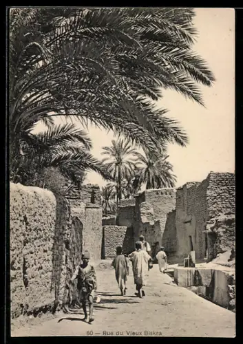 AK Biskra, Rue du Vieux Biskra